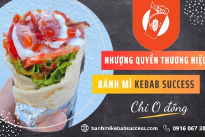 Nhượng quyền thương hiệu bánh mì Kebab Success 0đ